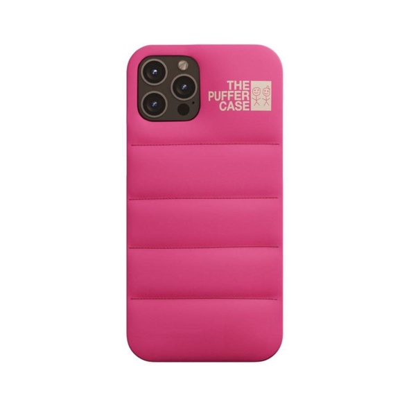 The Puffer Case iPhine 13 mini HOT PINK - Picture 1 of 3
